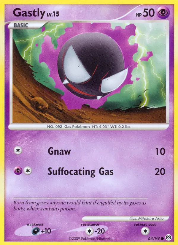 Gastly - Arceus Pokemon Card