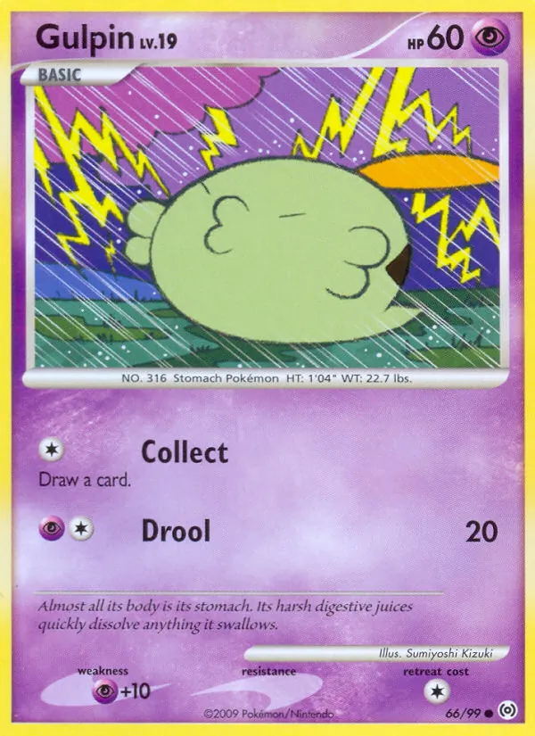Gulpin - Arceus Pokemon Card