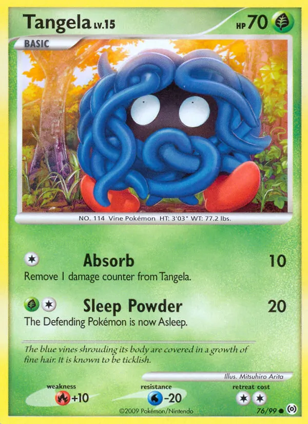 Tangela - Arceus Pokemon Card