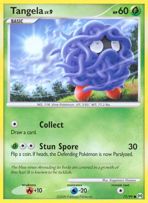 Tangela - Arceus Pokemon Card