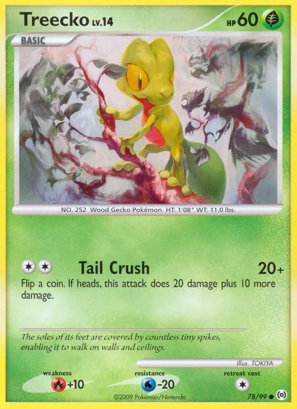 Treecko - Arceus Pokemon Card