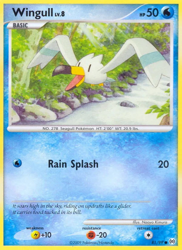 Wingull - Arceus Pokemon Card