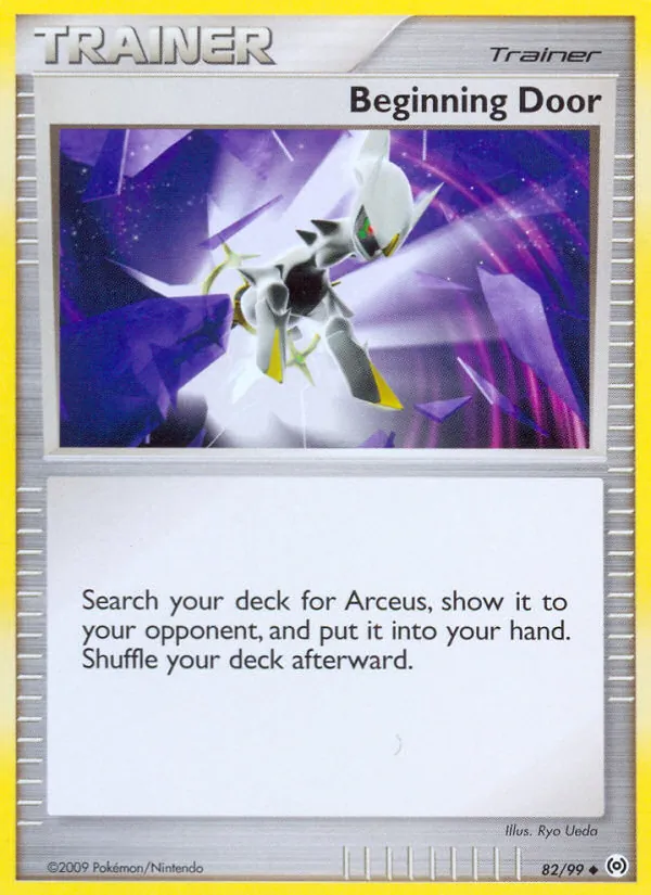 Beginning Door - Arceus Pokemon Card