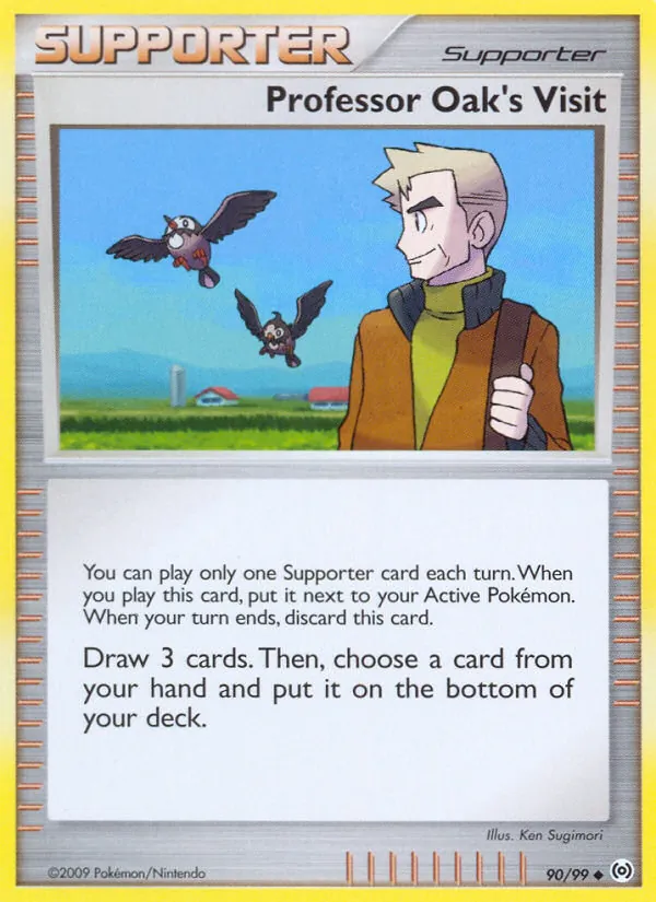 Professor Oak's Visit - Arceus Pokemon Card