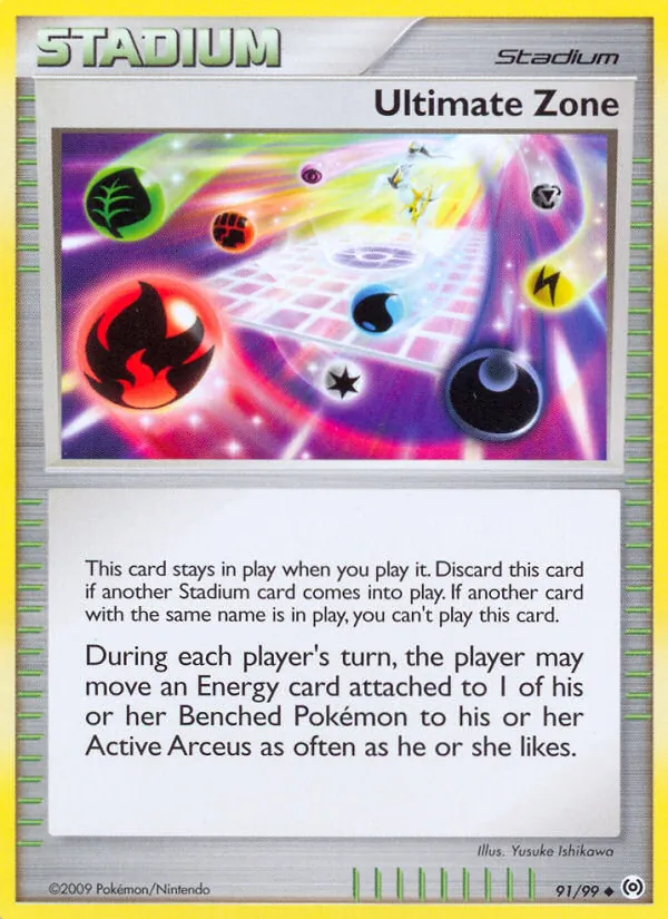 Ultimate Zone - Arceus Pokemon Card