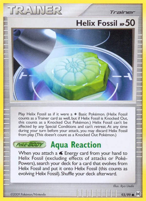 Helix Fossil - Arceus Pokemon Card