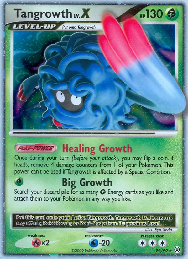 Tangrowth LV. X - Arceus Pokemon Card