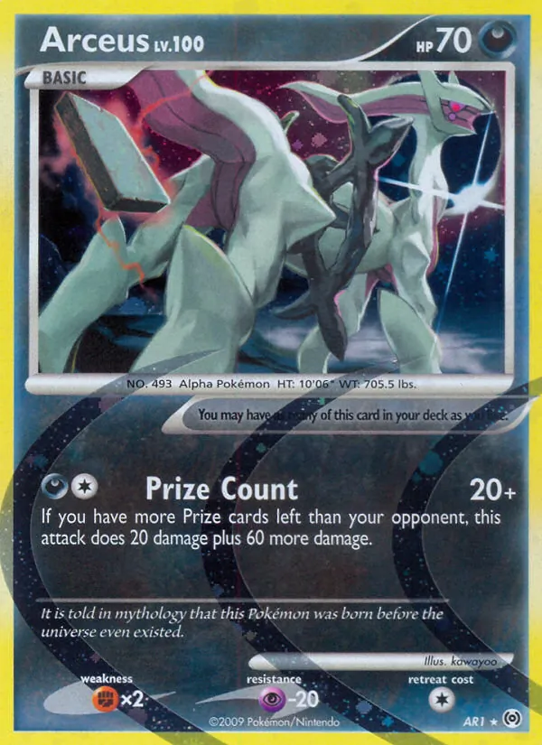 Arceus - Arceus Pokemon Card