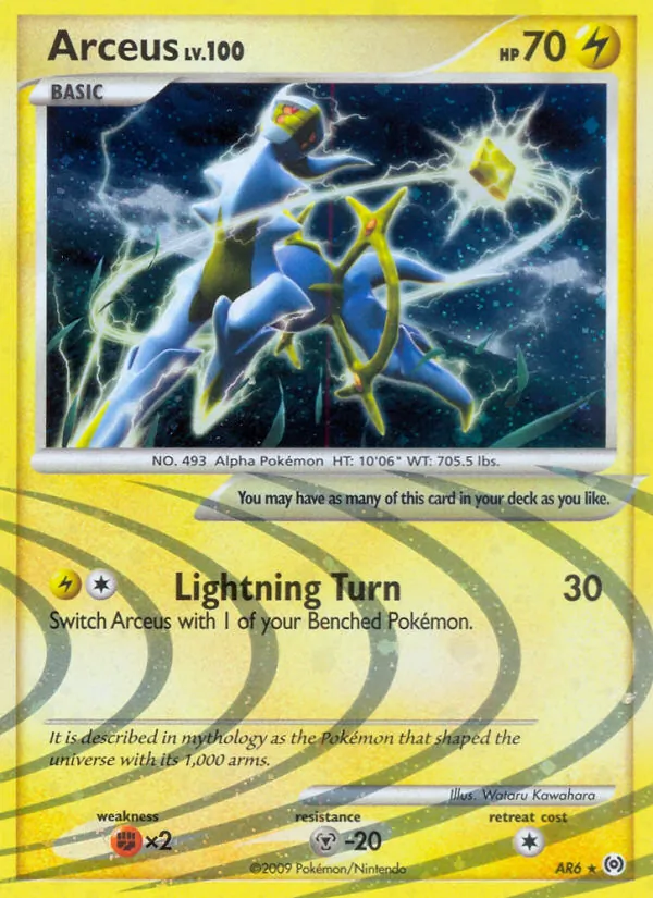 Arceus - Arceus Pokemon Card