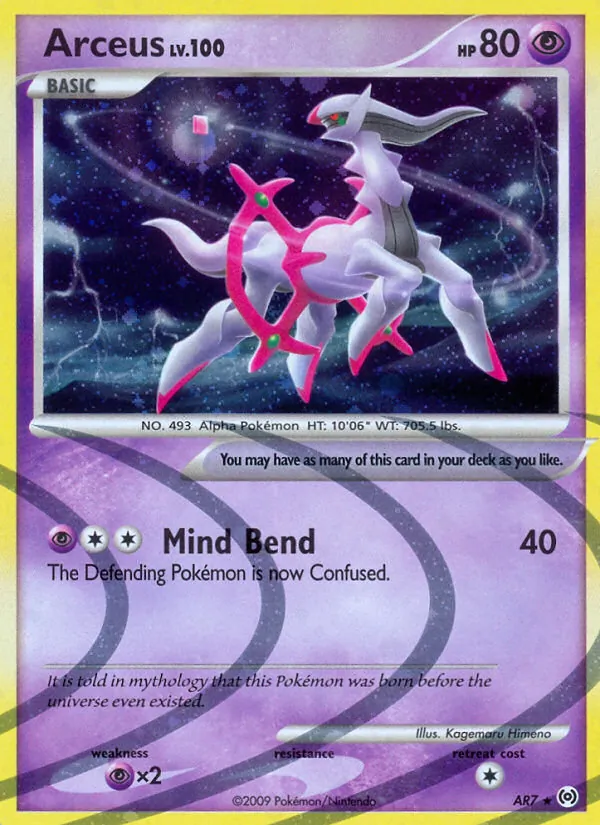 Arceus - Arceus Pokemon Card