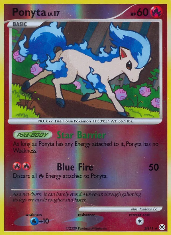 Ponyta - Arceus Pokemon Card