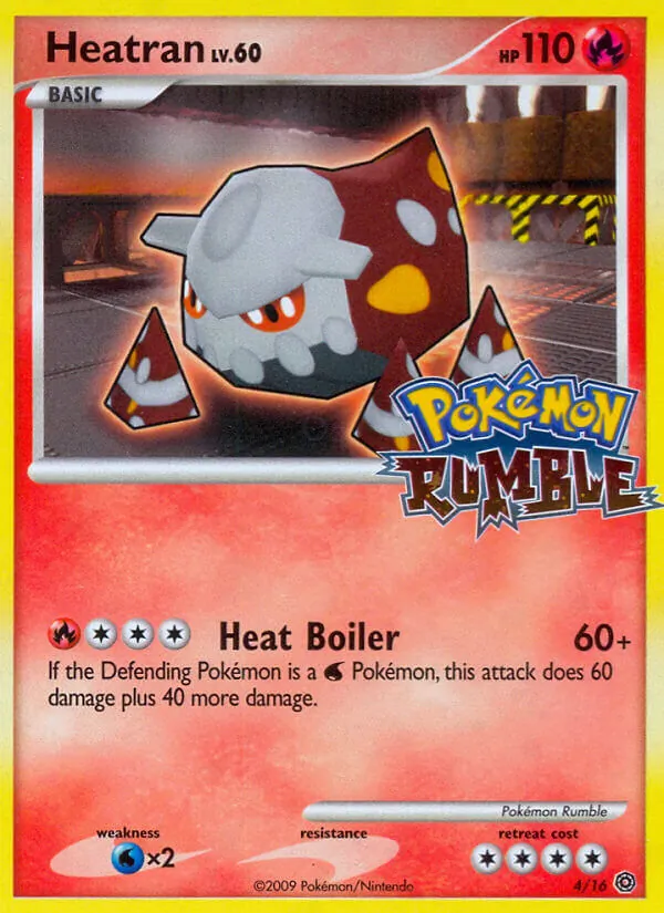 Heatran - Pokémon Rumble Pokemon Card