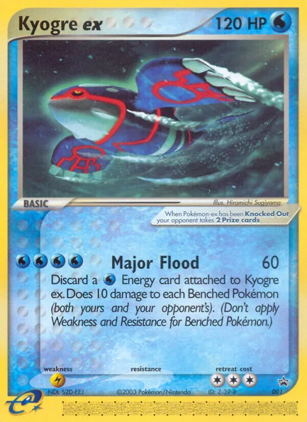 Kyogre ex - Nintendo Black Star Promos Pokemon Card