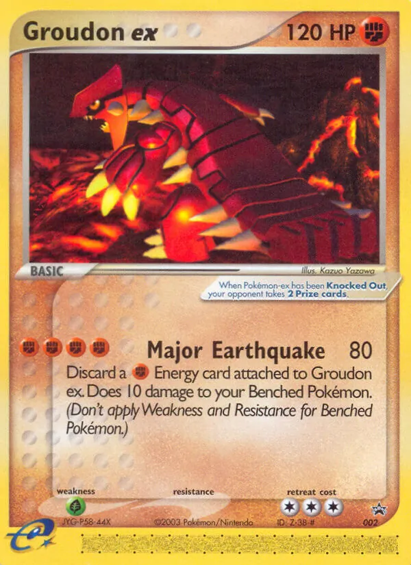 Groudon ex - Nintendo Black Star Promos Pokemon Card