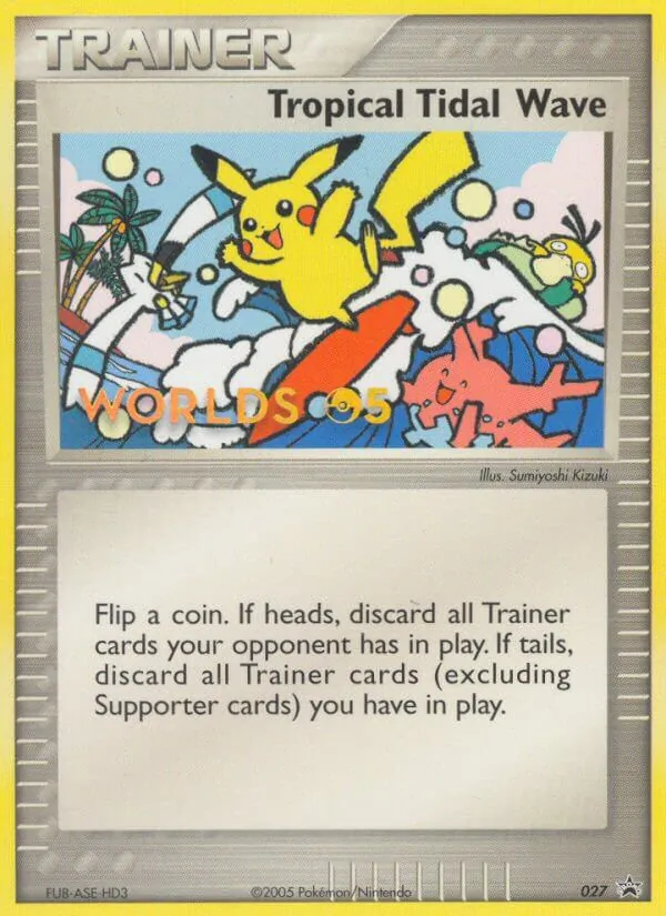 Tropical Tidal Wave - Nintendo Black Star Promos Pokemon Card