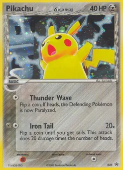 Pikachu δ - Nintendo Black Star Promos