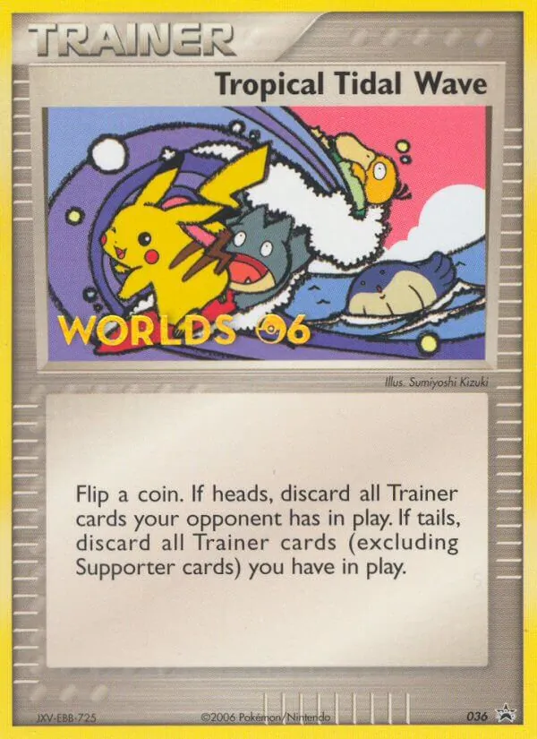 Tropical Tidal Wave - Nintendo Black Star Promos Pokemon Card