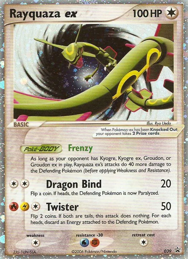 Rayquaza ex - Nintendo Black Star Promos Pokemon Card