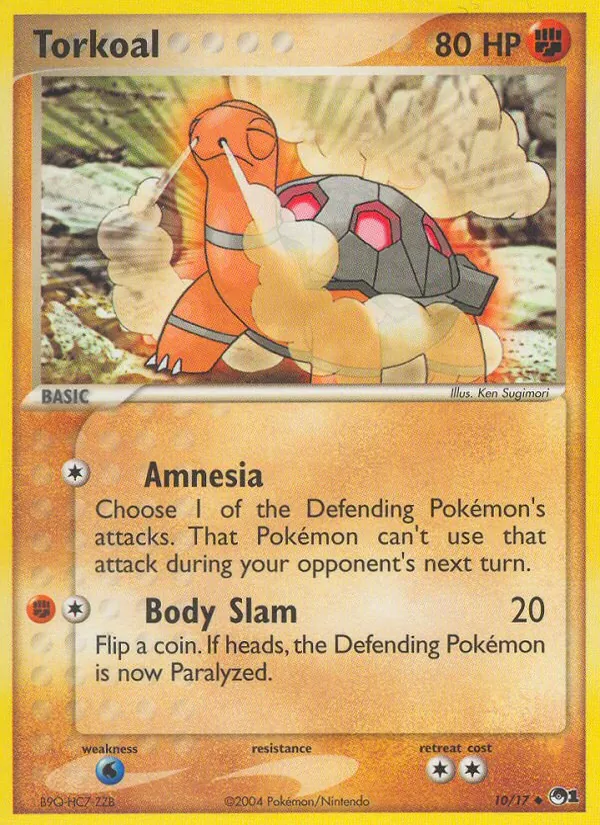 Torkoal - POP Series 1 Pokemon Card