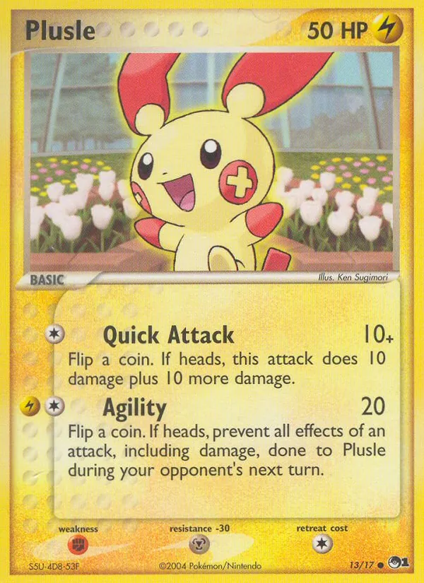 Plusle - POP Series 1 Pokemon Card