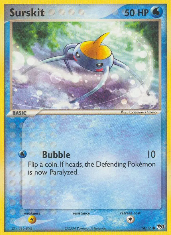 Surskit - POP Series 1 Pokemon Card