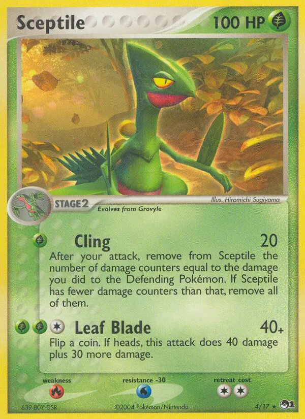 Sceptile - POP Series 1 Pokemon Card