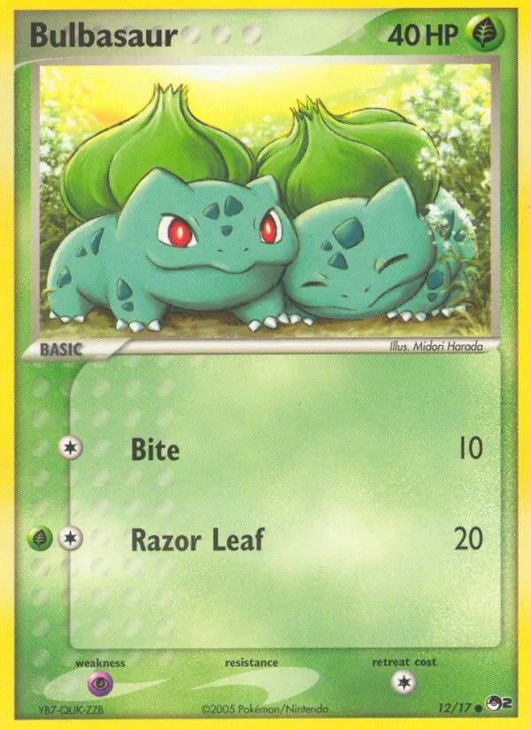 Bulbasaur - POP Series 2 Pokemon Card