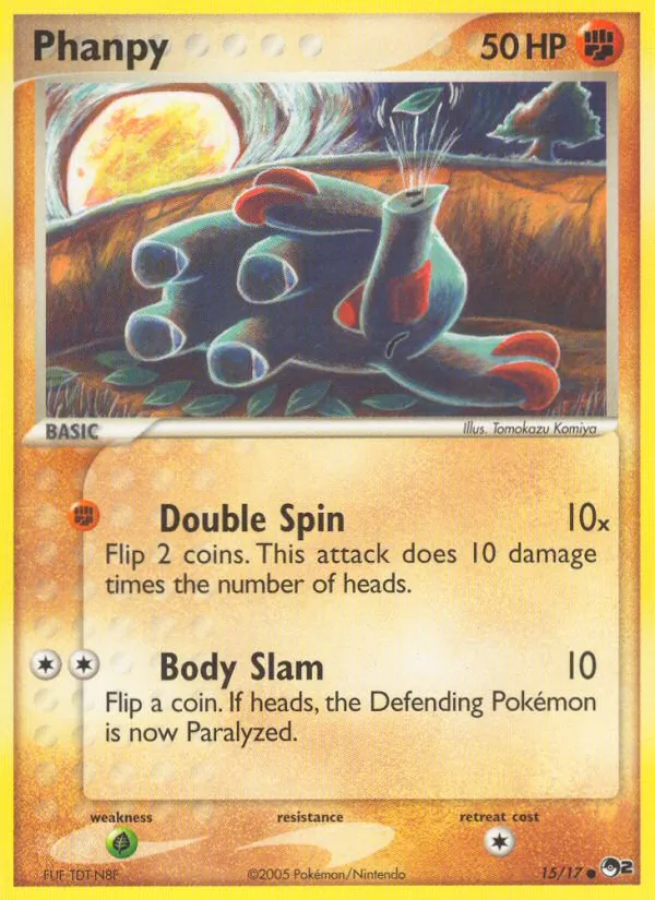 Phanpy - POP Series 2 Pokemon Card