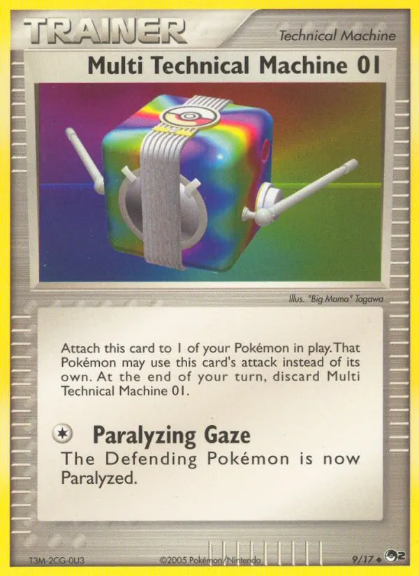 Multi Technical Machine 01 - POP Series 2 Pokemon Card