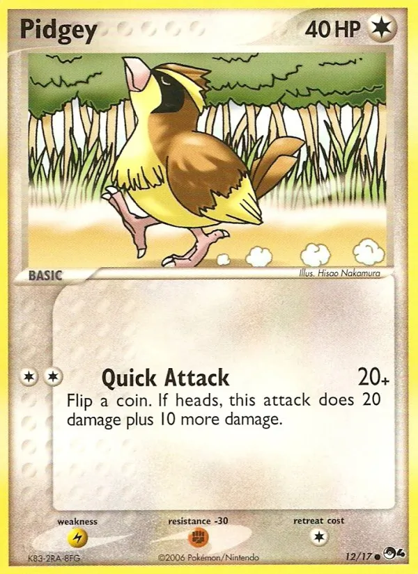 Pidgey - POP Series 4 Pokemon Card