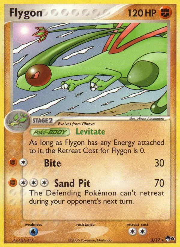 Flygon - POP Series 4 Pokemon Card