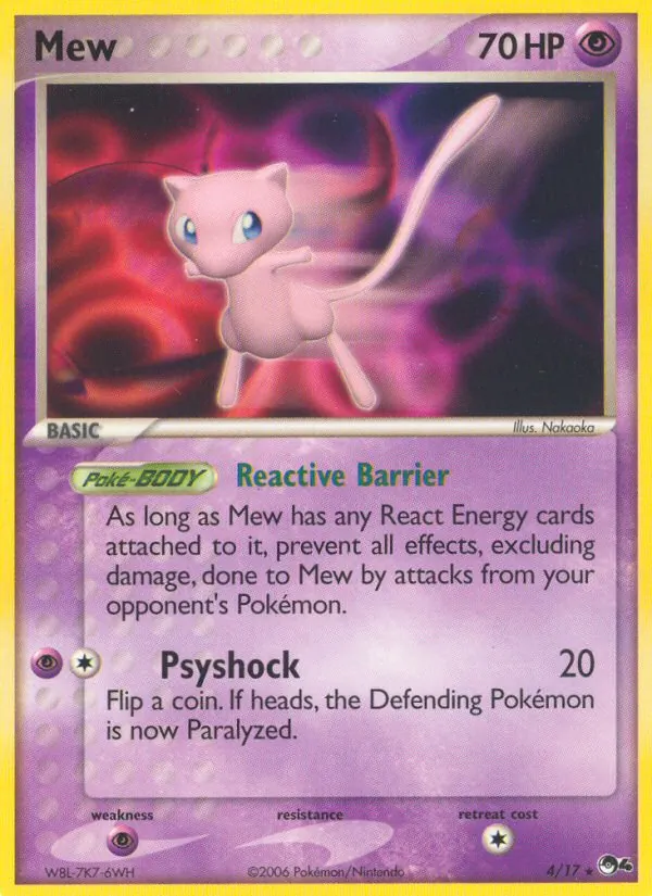 Mew - POP Series 4 Pokemon Card