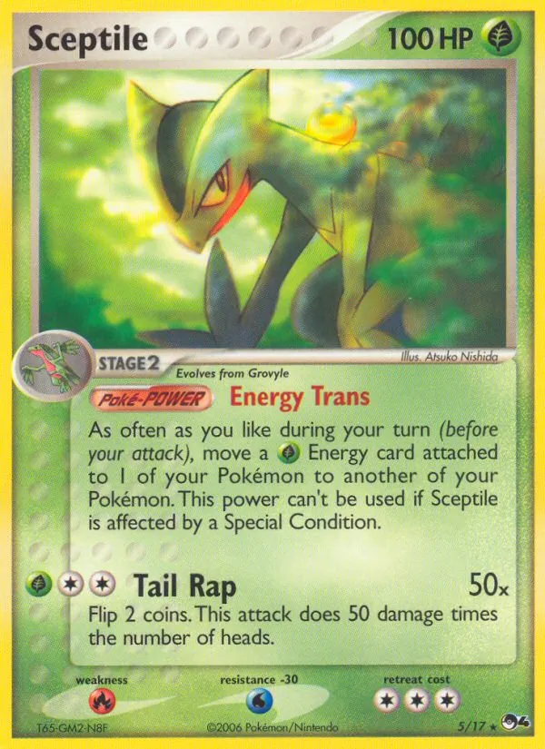 Sceptile - POP Series 4 Pokemon Card