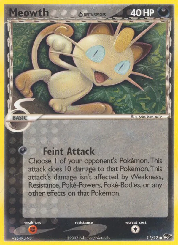 Meowth δ - POP Series 5 Pokemon Card