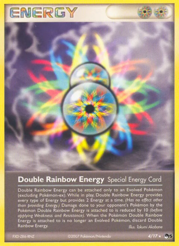 Double Rainbow Energy - POP Series 5 Pokemon Card