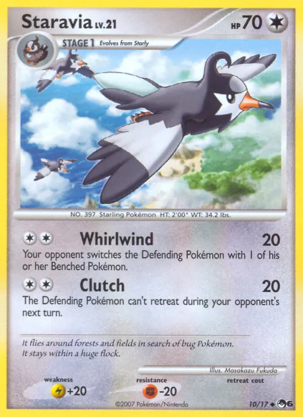 Staravia - POP Series 6 Pokemon Card
