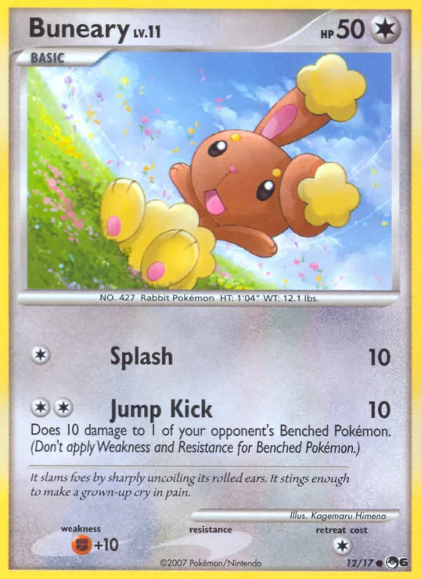 Buneary - POP Series 6 Pokemon Card