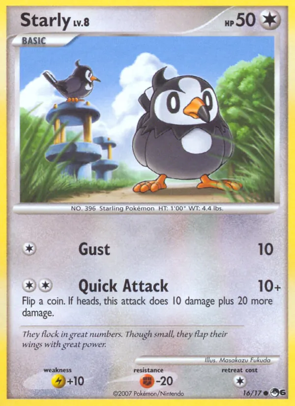 Starly - POP Series 6 Pokemon Card