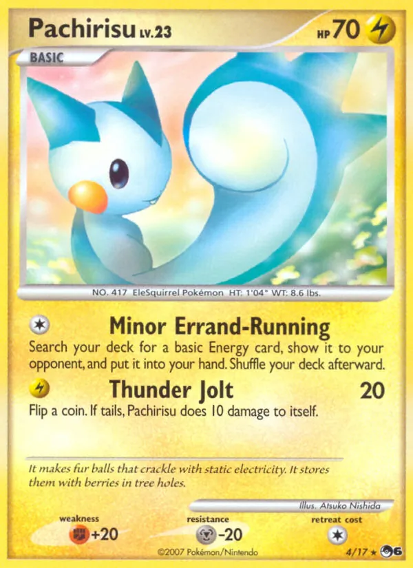 Pachirisu - POP Series 6 Pokemon Card