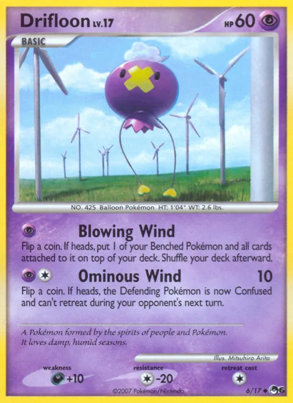 Drifloon - POP Series 6 Pokemon Card