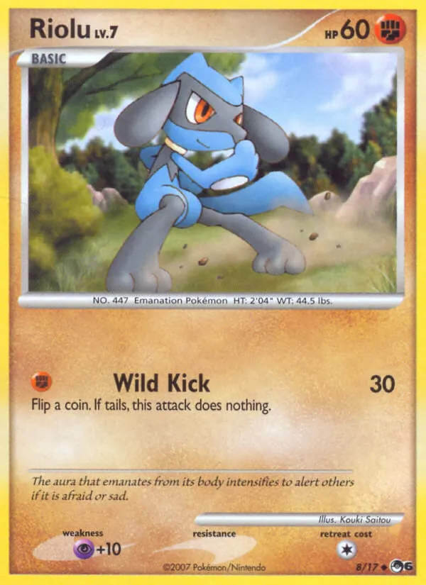 Riolu - POP Series 6 Pokemon Card