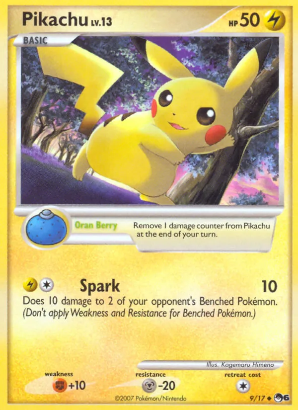 Pikachu - POP Series 6 Pokemon Card