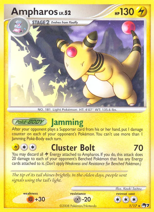 Ampharos - POP Series 7 Pokemon Card