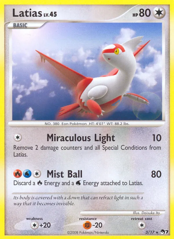 Latias - POP Series 7 Pokemon Card