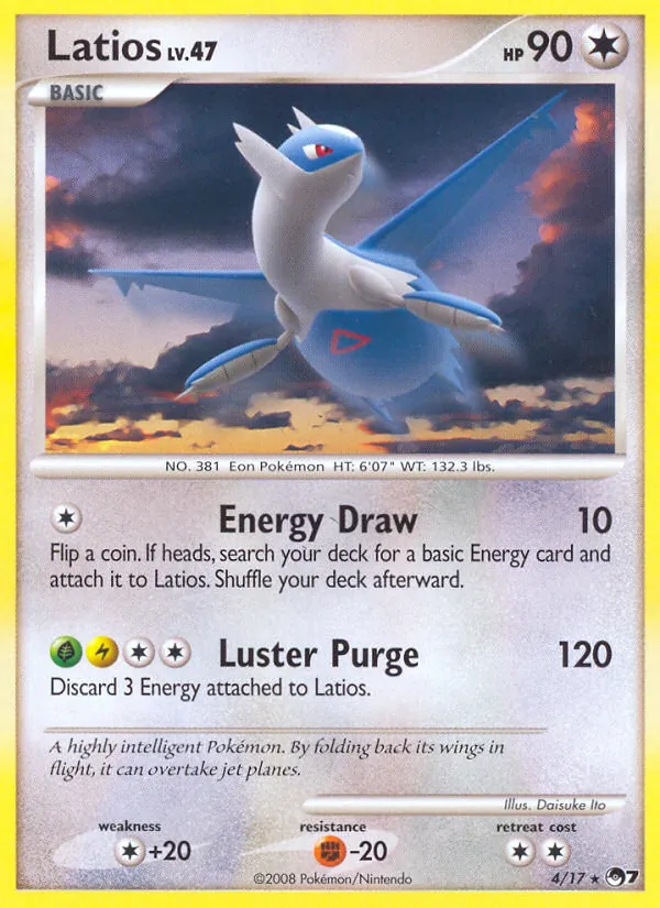 Latios - POP Series 7 Pokemon Card
