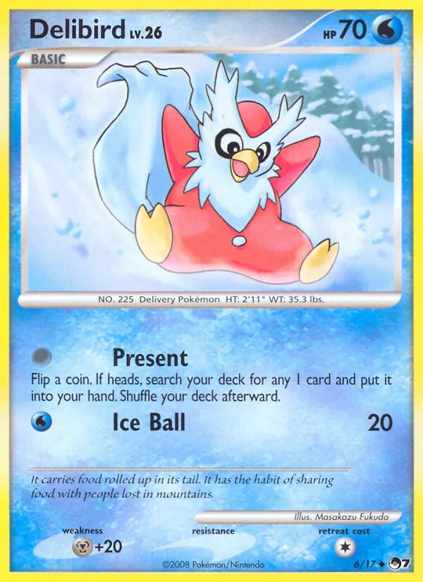 Delibird - POP Series 7 Pokemon Card