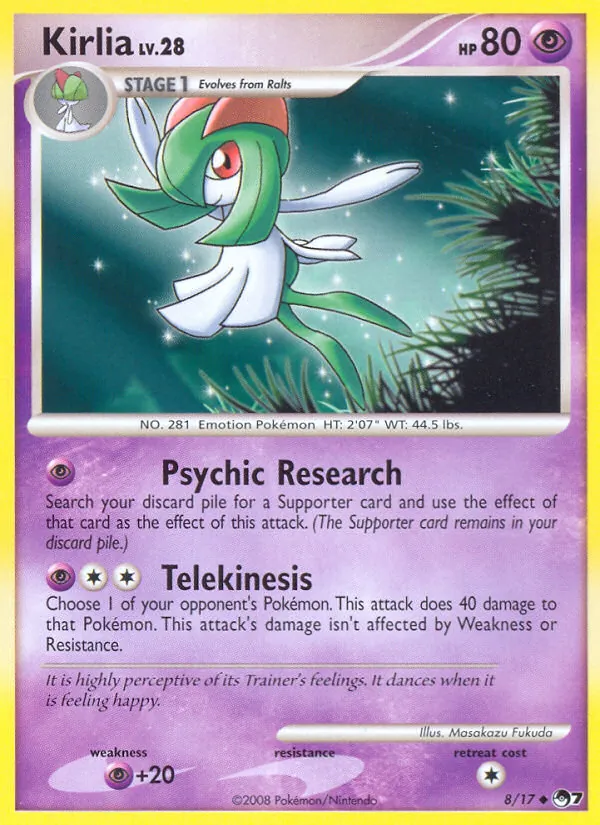Kirlia - POP Series 7 Pokemon Card