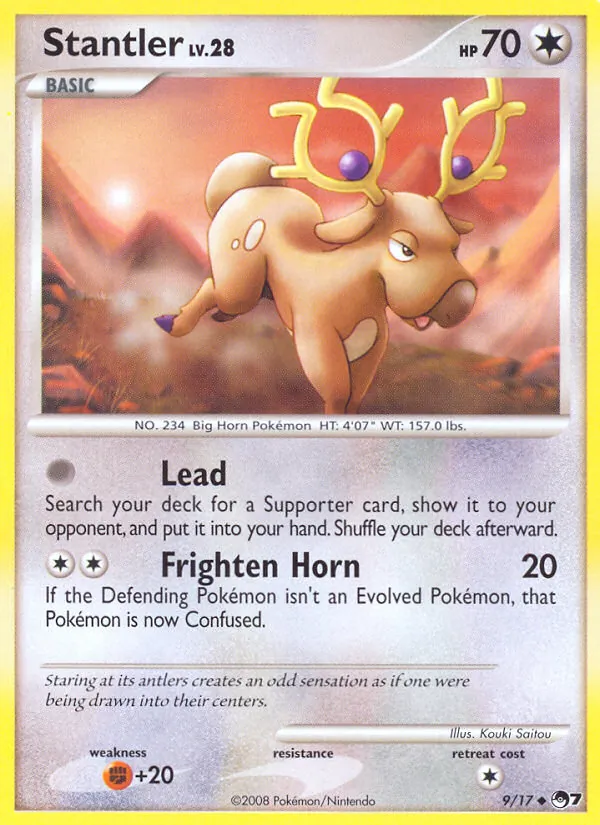 Stantler - POP Series 7 Pokemon Card