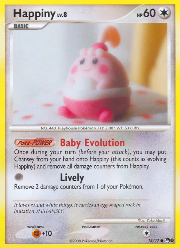 Happiny - POP Series 8 Pokemon Card