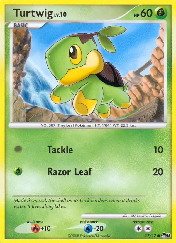 Turtwig - POP Series 8 Pokemon Card